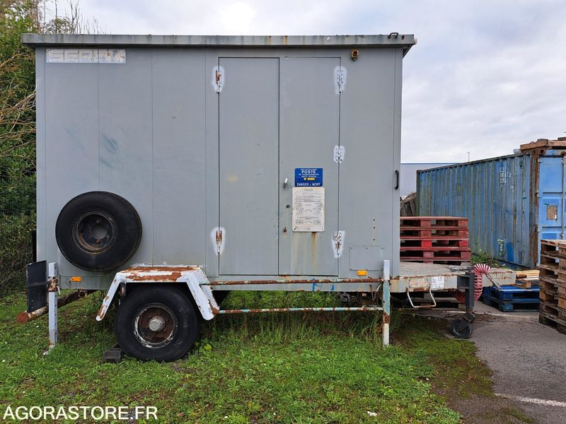 REMORQUE EQUIPEE TRANSFORMATEUR - Ehitusseade, Haagis: pilt 1 REMORQUE EQUIPEE TRANSFORMATEUR - Ehitusseade, Haagis: pilt 1