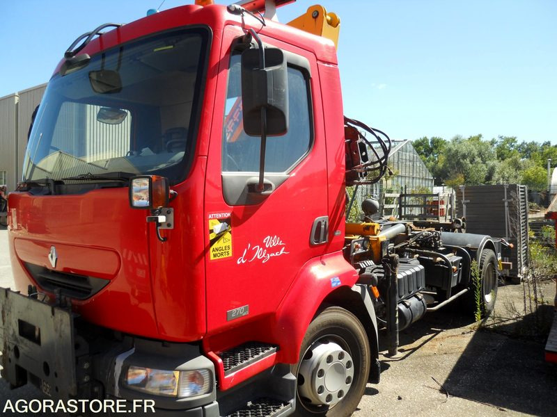 CAMION PORTEUR RENAULT BEN-AMO + GRUE AUXILIARE 82807 kms 2004 - Sadulveok: pilt 1 CAMION PORTEUR RENAULT BEN-AMO + GRUE AUXILIARE 82807 kms 2004 - Sadulveok: pilt 1