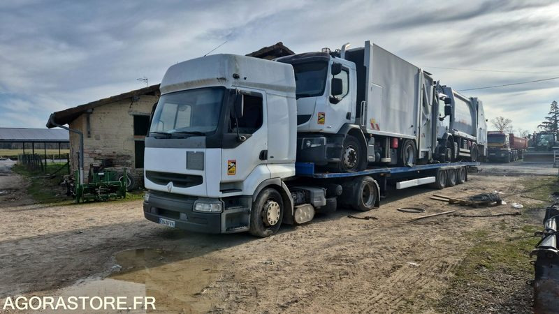 LOT de TRACTEUR RENAULT PREMIUM 2003 + semi REMORQUE + 2 BOM - Sadulveok: pilt 1 LOT de TRACTEUR RENAULT PREMIUM 2003 + semi REMORQUE + 2 BOM - Sadulveok: pilt 1