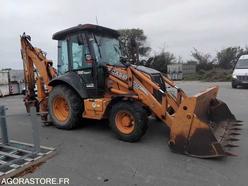 Tractopelle Case 580SR-4PT - Ekskavaator-laadur: pilt 1 Tractopelle Case 580SR-4PT - Ekskavaator-laadur: pilt 1
