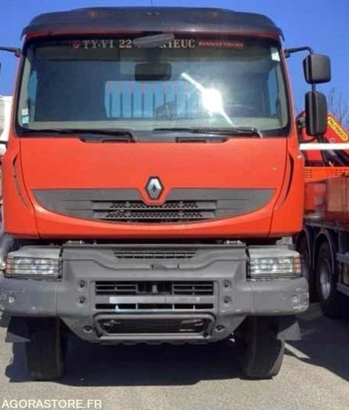Renault Kerax 430 DXI plateau grue 8X4-2012 - Veoauto: pilt 3 Renault Kerax 430 DXI plateau grue 8X4-2012 - Veoauto: pilt 3