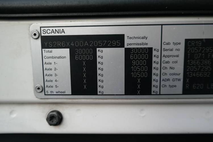 Kabiinišassiiga veoauto Scania R 620: pilt 13 Kabiinišassiiga veoauto Scania R 620: pilt 13