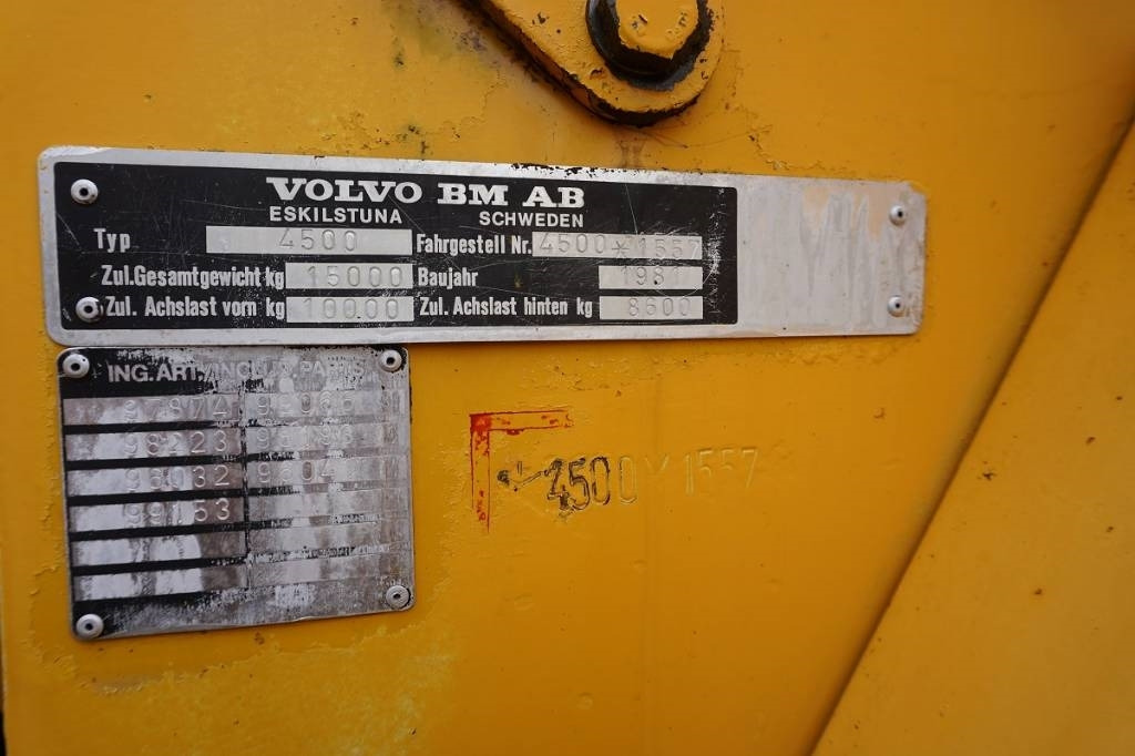 Volvo 4500 - Rataslaadur: pilt 3 Volvo 4500 - Rataslaadur: pilt 3