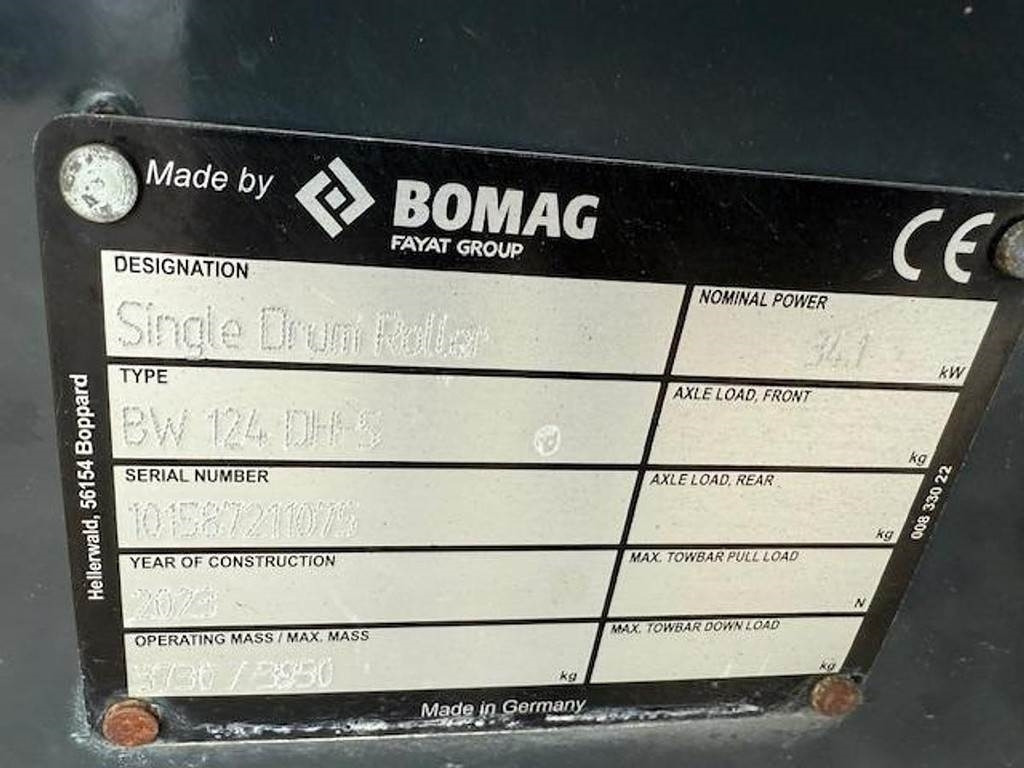 Tihendaja Bomag 124 DH-5: pilt 7