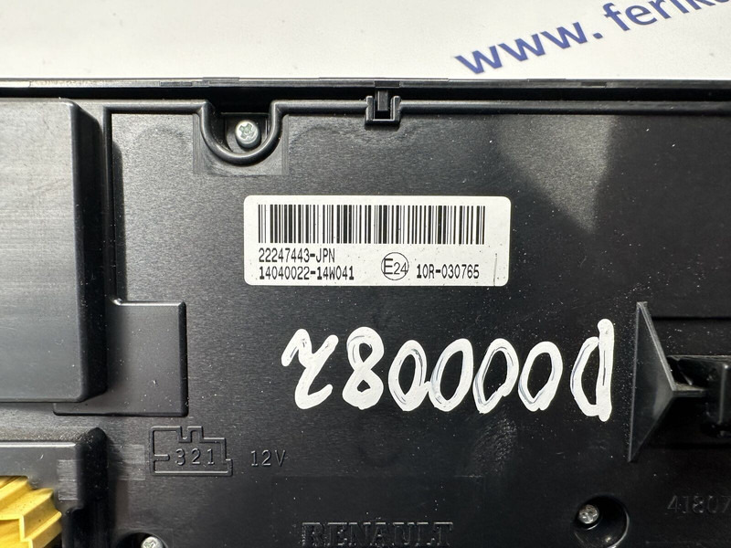 Renault A/C heater control unit - Mootori juhtimisseade - Veoauto: pilt 3 Renault A/C heater control unit - Mootori juhtimisseade - Veoauto: pilt 3