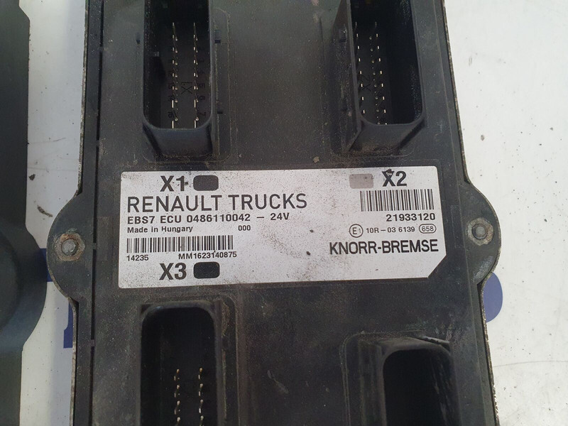 Renault T EBS7 control unit - Mootori juhtimisseade - Veoauto: pilt 2 Renault T EBS7 control unit - Mootori juhtimisseade - Veoauto: pilt 2