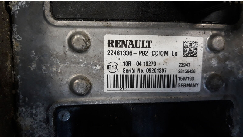 Renault T EURO 6 CCIOM control unit - Mootori juhtimisseade - Veoauto: pilt 3 Renault T EURO 6 CCIOM control unit - Mootori juhtimisseade - Veoauto: pilt 3