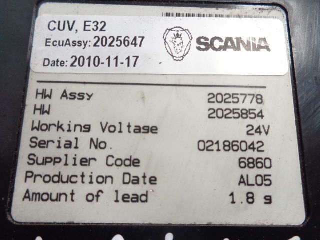 Scania CUV E32 control unit ( WORLDWIDE DELIV - Mootori juhtimisseade - Veoauto: pilt 2 Scania CUV E32 control unit ( WORLDWIDE DELIV - Mootori juhtimisseade - Veoauto: pilt 2