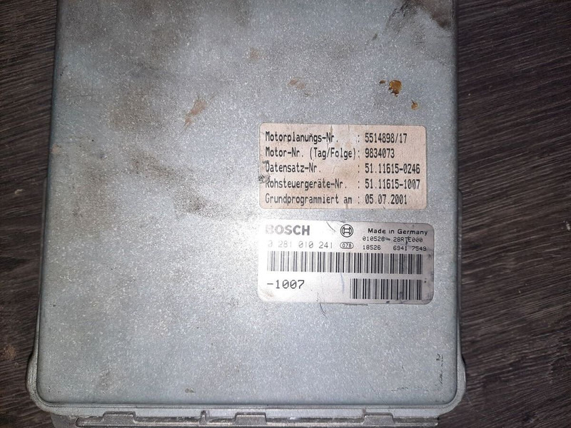 MAN BOSCH 0281001521. 0261200173 \ 020600009 - Mootori juhtimisseade: pilt 5 MAN BOSCH 0281001521. 0261200173 \ 020600009 - Mootori juhtimisseade: pilt 5