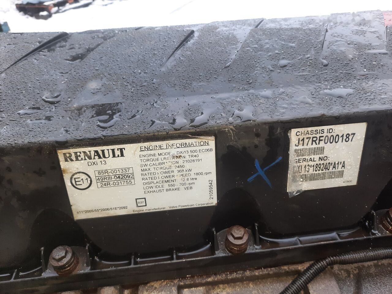 Renault DXI 13 500 EC06B Renault Magnum - Mootor - Veoauto: pilt 5 Renault DXI 13 500 EC06B Renault Magnum - Mootor - Veoauto: pilt 5