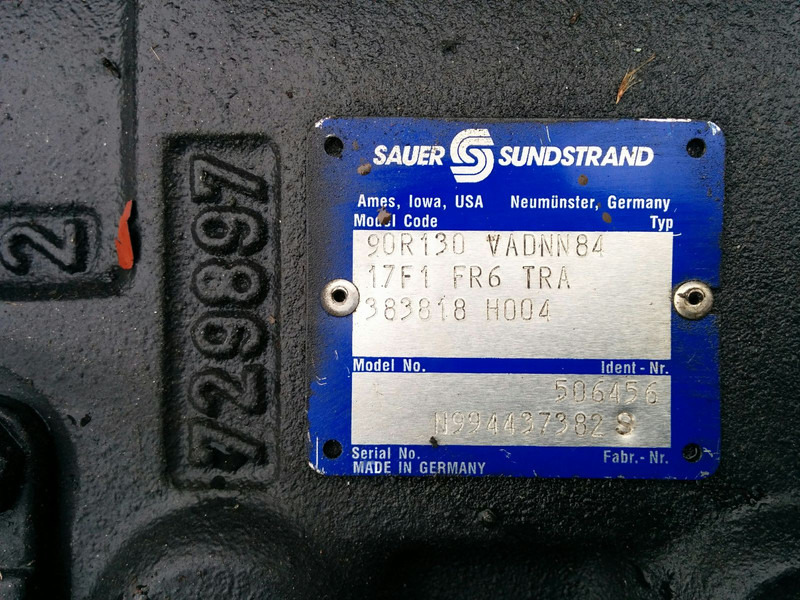Sandler 90R130 - Hüdrauliline pump: pilt 3 Sandler 90R130 - Hüdrauliline pump: pilt 3
