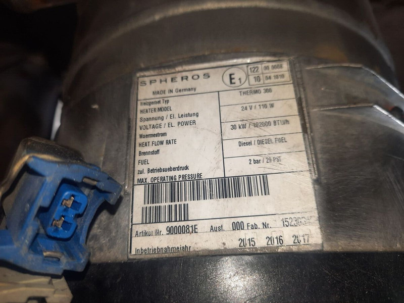 Scania Spheros Thermo 300 - Soojendus/ Ventilatsioon: pilt 4 Scania Spheros Thermo 300 - Soojendus/ Ventilatsioon: pilt 4
