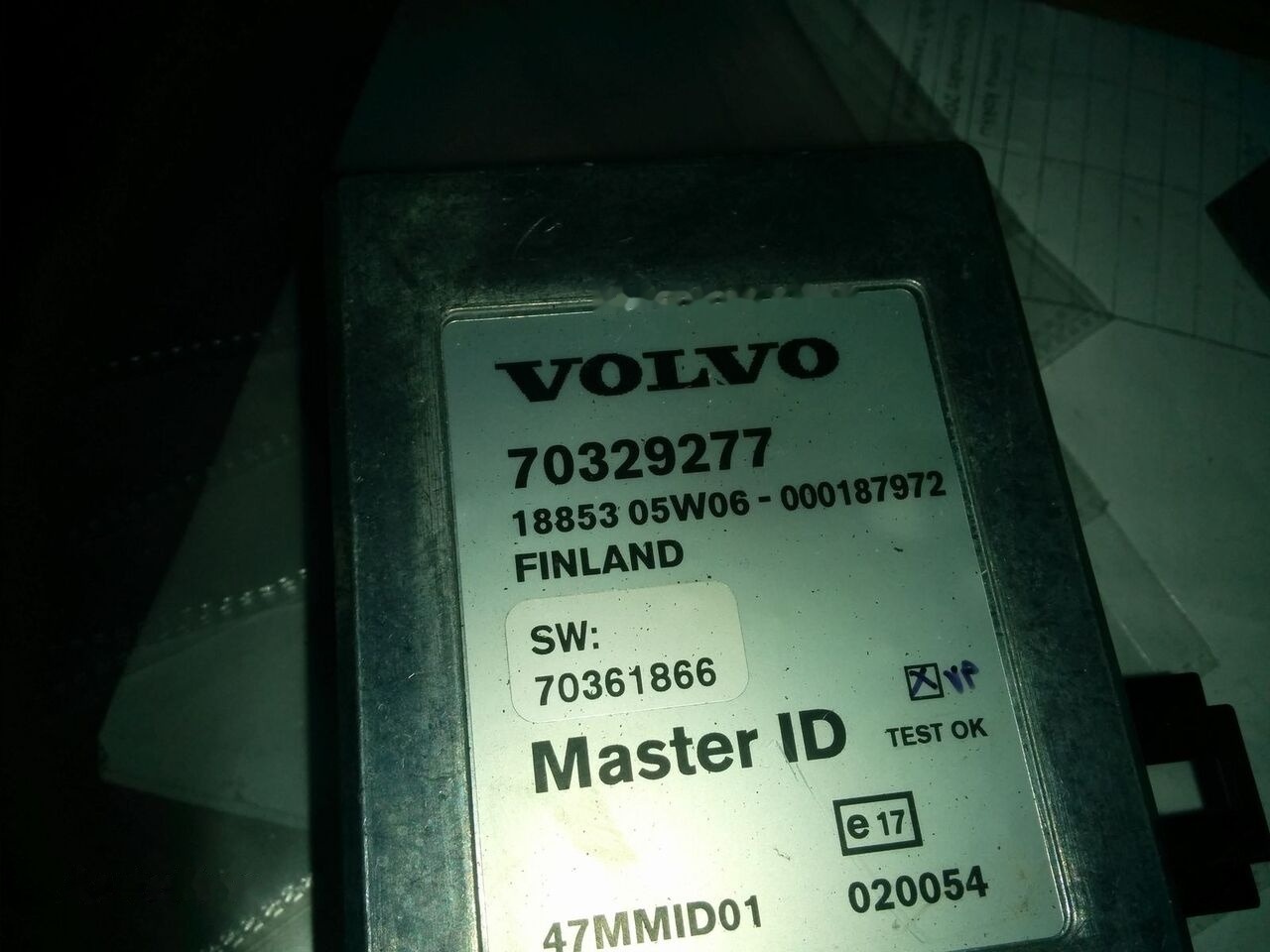 Mootori juhtimisseade - Buss Volvo 70329277 / 70395975-P01 / 70361720-P01 / 70322237-P02   Volvo B12: pilt 11