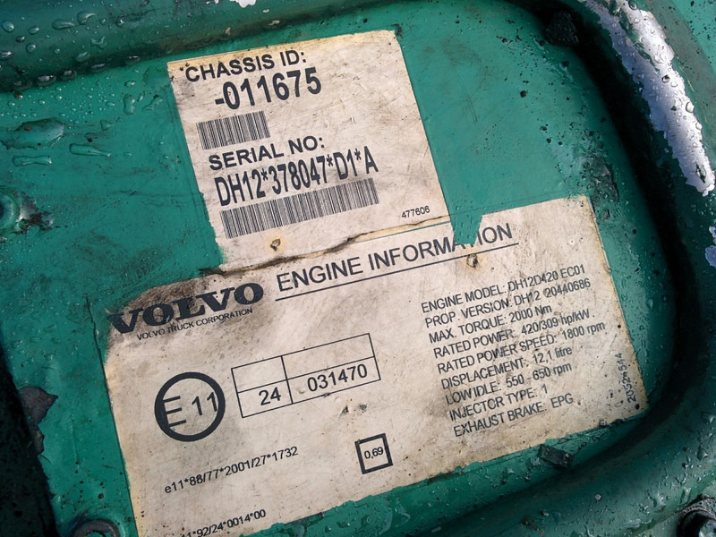 Volvo B12m - Mootori juhtimisseade: pilt 1 Volvo B12m - Mootori juhtimisseade: pilt 1