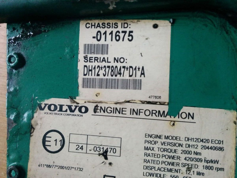 Volvo B12m - Mootori juhtimisseade: pilt 5 Volvo B12m - Mootori juhtimisseade: pilt 5