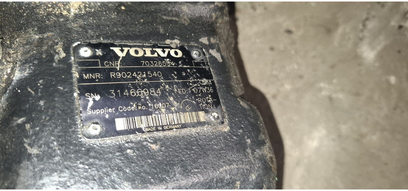 Volvo R902559690/ . R902421540 - Hüdrauliline pump: pilt 2 Volvo R902559690/ . R902421540 - Hüdrauliline pump: pilt 2