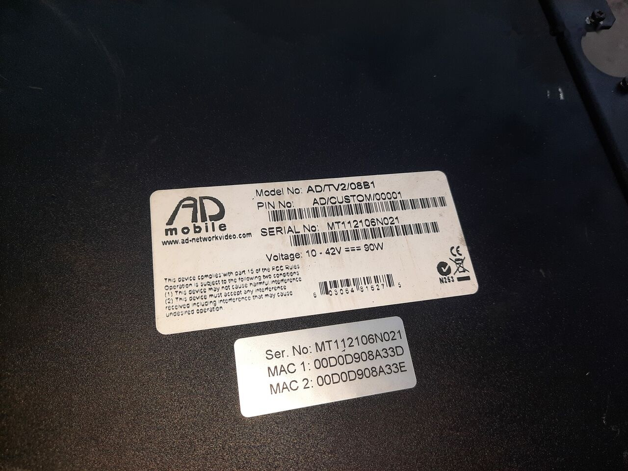 Volvo Video system x-dmr 8 R8 Compact RJ45 - Kabiin ja interjöör - Buss: pilt 1 Volvo Video system x-dmr 8 R8 Compact RJ45 - Kabiin ja interjöör - Buss: pilt 1