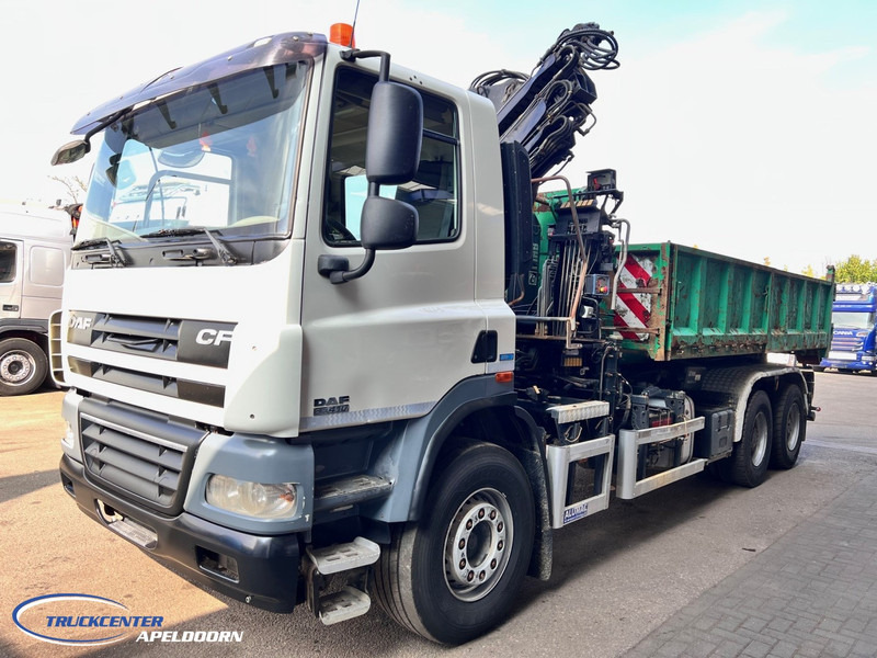 DAF CF 85.410 ATE, Hiab 166, 6x4 Big axle, Steel spring - Konkstõstukiga veoauto, Kraanaga veoauto: pilt 3 DAF CF 85.410 ATE, Hiab 166, 6x4 Big axle, Steel spring - Konkstõstukiga veoauto, Kraanaga veoauto: pilt 3