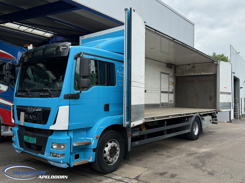 MAN TGM 19.290 Zijdeuren laadbak, Slaapcabine, 6 Cilinder, Euro 6 - Kasti veoauto: pilt 1 MAN TGM 19.290 Zijdeuren laadbak, Slaapcabine, 6 Cilinder, Euro 6 - Kasti veoauto: pilt 1