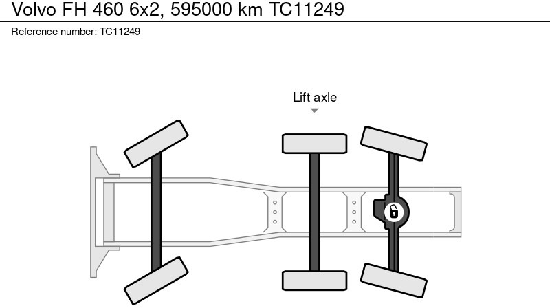 Volvo FH 460 6x2, 595000 km - Sadulveok: pilt 2 Volvo FH 460 6x2, 595000 km - Sadulveok: pilt 2