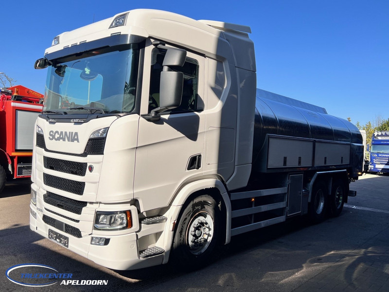 Scania R500 NGS 15000 Liter, Retarder, Steering axle, Stainless steel - Edelstahlt, Milk - Milch - Water - Tsisternauto: pilt 3 Scania R500 NGS 15000 Liter, Retarder, Steering axle, Stainless steel - Edelstahlt, Milk - Milch - Water - Tsisternauto: pilt 3