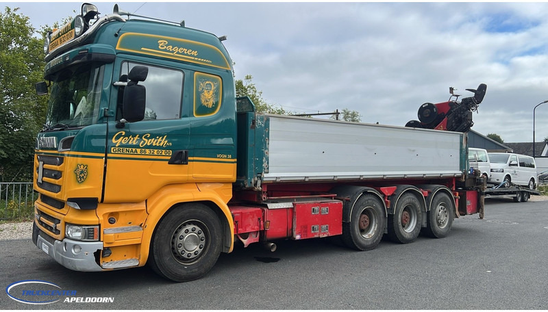 Scania R580 V8 8x4 Reduction axles, HMF 2620 K5 - Kallurauto, Kraanaga veoauto: pilt 1 Scania R580 V8 8x4 Reduction axles, HMF 2620 K5 - Kallurauto, Kraanaga veoauto: pilt 1