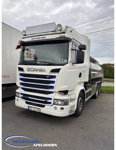Scania R580 V8 Retarder, Stuuras, 15000 Liter roestvrijstalen tank - Tsisternauto: pilt 1 Scania R580 V8 Retarder, Stuuras, 15000 Liter roestvrijstalen tank - Tsisternauto: pilt 1