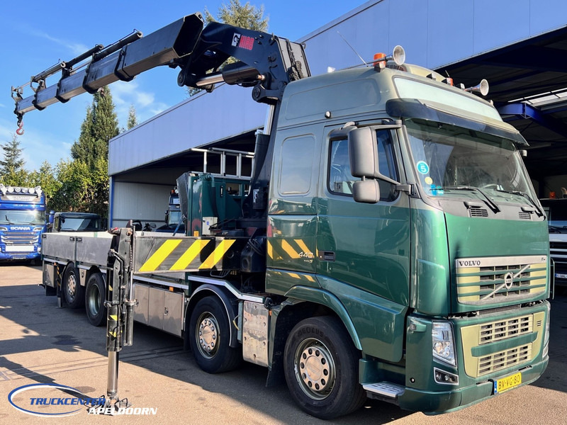 Volvo FH 440 HIAB 800 E4, 8x2 - Madelveok/ Platvormveok, Kraanaga veoauto: pilt 1 Volvo FH 440 HIAB 800 E4, 8x2 - Madelveok/ Platvormveok, Kraanaga veoauto: pilt 1