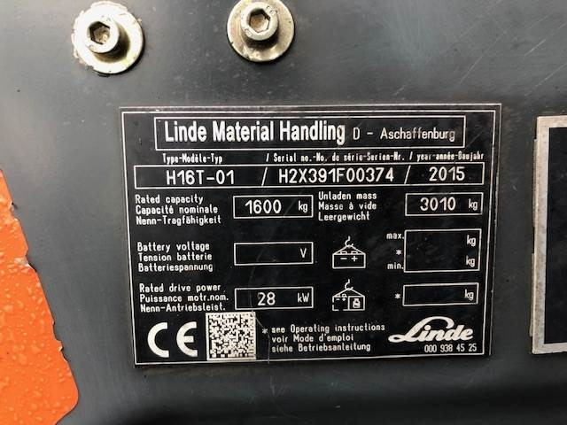 Linde H16T-01 - Gaasitõstuk: pilt 3 Linde H16T-01 - Gaasitõstuk: pilt 3