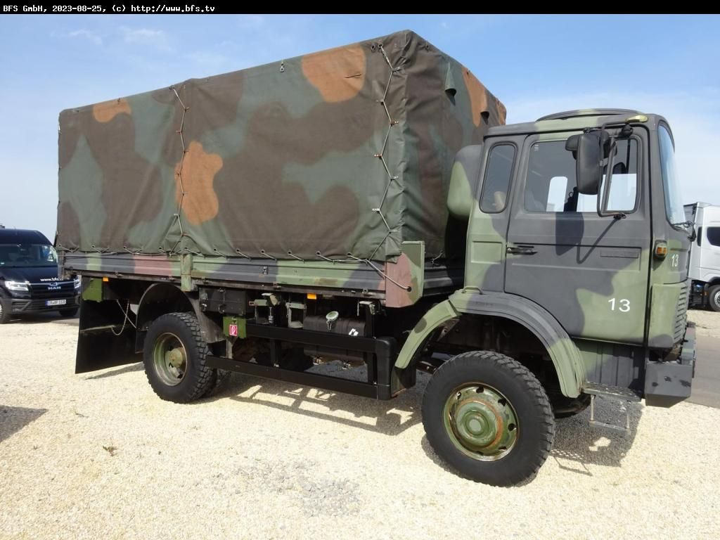 Iveco Magirus 110-17 AW oldtimerfähig - Tent veoauto: pilt 1 Iveco Magirus 110-17 AW oldtimerfähig - Tent veoauto: pilt 1