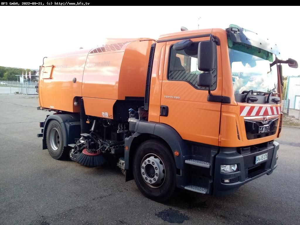 MAN TGM 15.290 4x2 BL CityFant 6000 SH Doppelseitige - Tänavapühkimismasin: pilt 2 MAN TGM 15.290 4x2 BL CityFant 6000 SH Doppelseitige - Tänavapühkimismasin: pilt 2