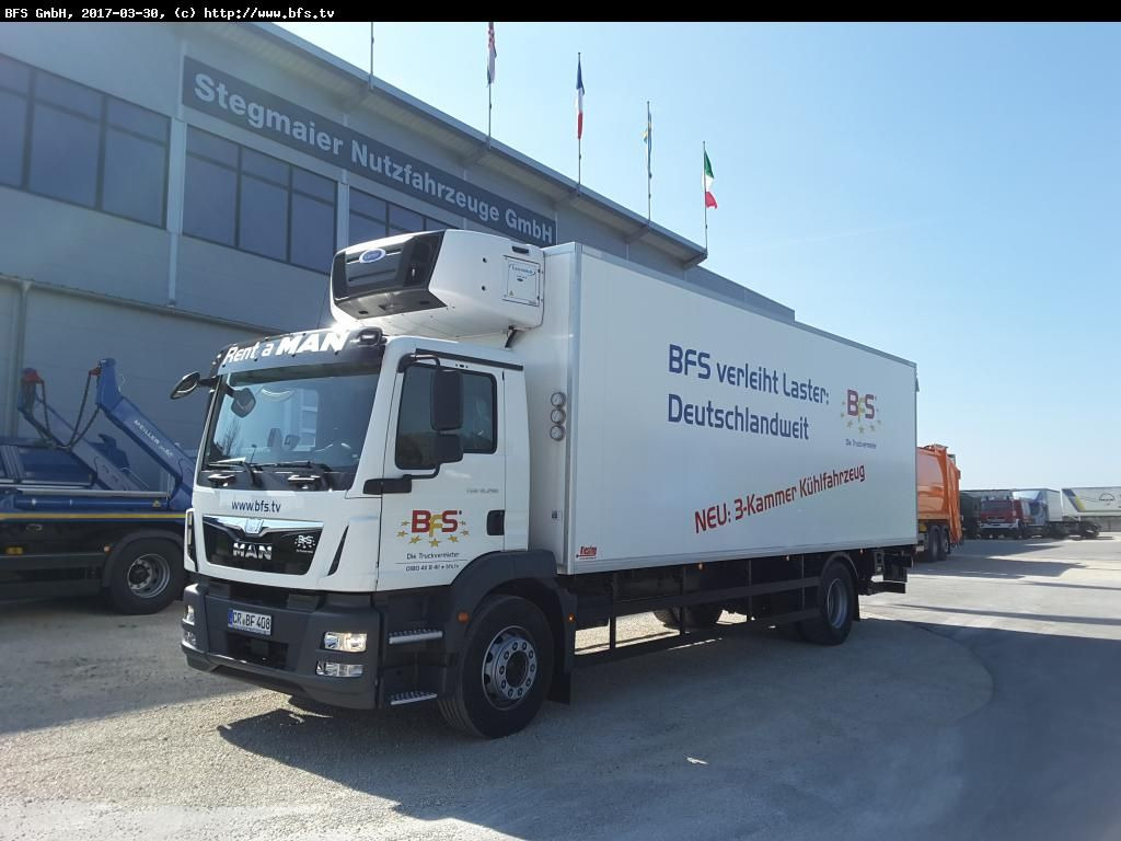 MAN TGM 18.290 4x2 LL Carrier Supra 1250MT, Längs!, - Külmutiga veoauto: pilt 1 MAN TGM 18.290 4x2 LL Carrier Supra 1250MT, Längs!, - Külmutiga veoauto: pilt 1