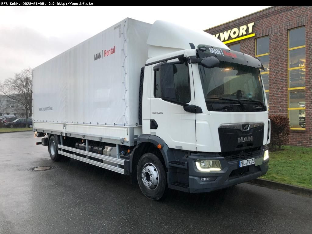 MAN TGM (TG3) 15.290 4x2 BL CH Plane, LBW - Tent veoauto: pilt 1 MAN TGM (TG3) 15.290 4x2 BL CH Plane, LBW - Tent veoauto: pilt 1