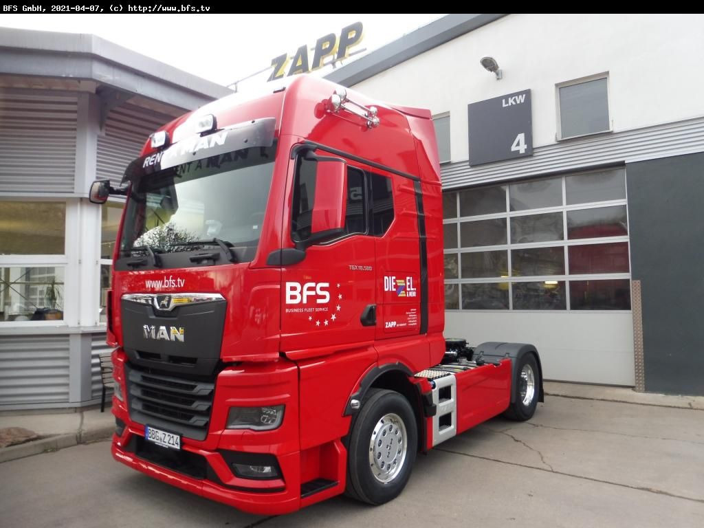 MAN TGX (TG3) 18.580 4x2 BL SA Kipphydraulik GX - Sadulveok: pilt 1 MAN TGX (TG3) 18.580 4x2 BL SA Kipphydraulik GX - Sadulveok: pilt 1