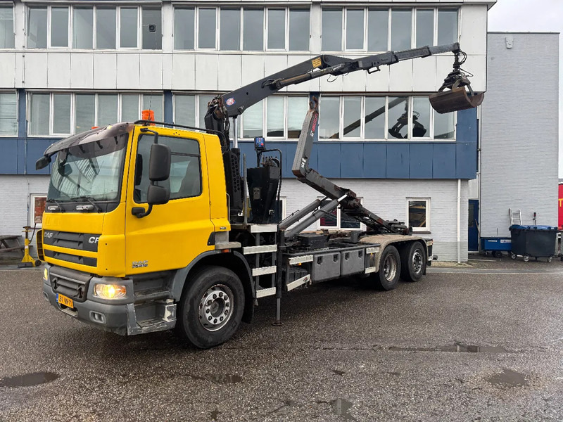 DAF CF 75.310 6X2 EURO 5 HMF 1244 Z2 + REMOTE + HIAB 17T HOOK - Konkstõstukiga veoauto, Kraanaga veoauto: pilt 1 DAF CF 75.310 6X2 EURO 5 HMF 1244 Z2 + REMOTE + HIAB 17T HOOK - Konkstõstukiga veoauto, Kraanaga veoauto: pilt 1