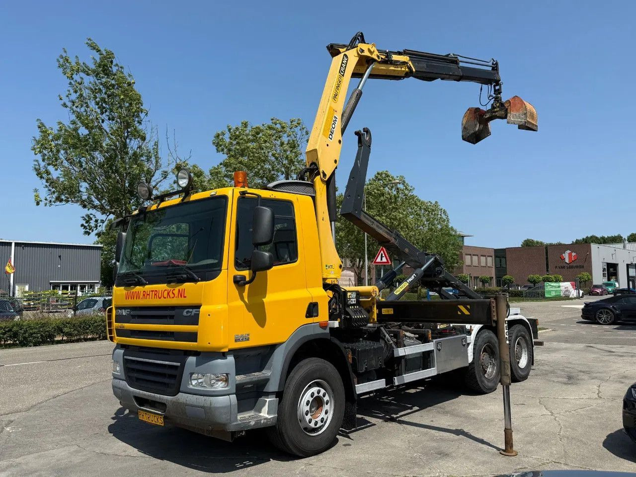 DAF CF 85.410 6X4 - EURO 5 + PALFINGER PK15500 + REM - Konkstõstukiga veoauto, Kraanaga veoauto: pilt 5 DAF CF 85.410 6X4 - EURO 5 + PALFINGER PK15500 + REM - Konkstõstukiga veoauto, Kraanaga veoauto: pilt 5