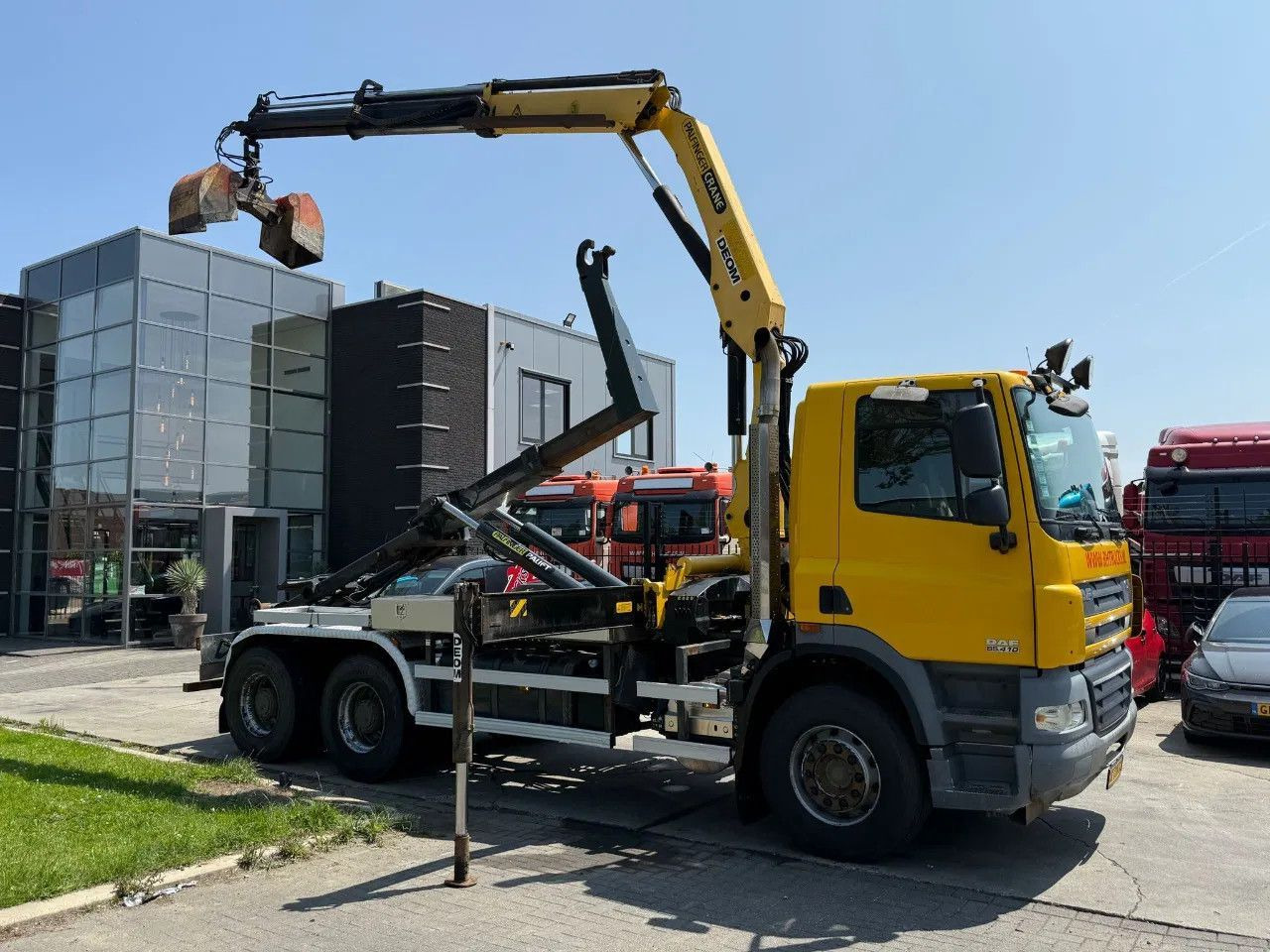 DAF CF 85.410 6X4 - EURO 5 + PALFINGER PK15500 + REM - Konkstõstukiga veoauto, Kraanaga veoauto: pilt 2 DAF CF 85.410 6X4 - EURO 5 + PALFINGER PK15500 + REM - Konkstõstukiga veoauto, Kraanaga veoauto: pilt 2