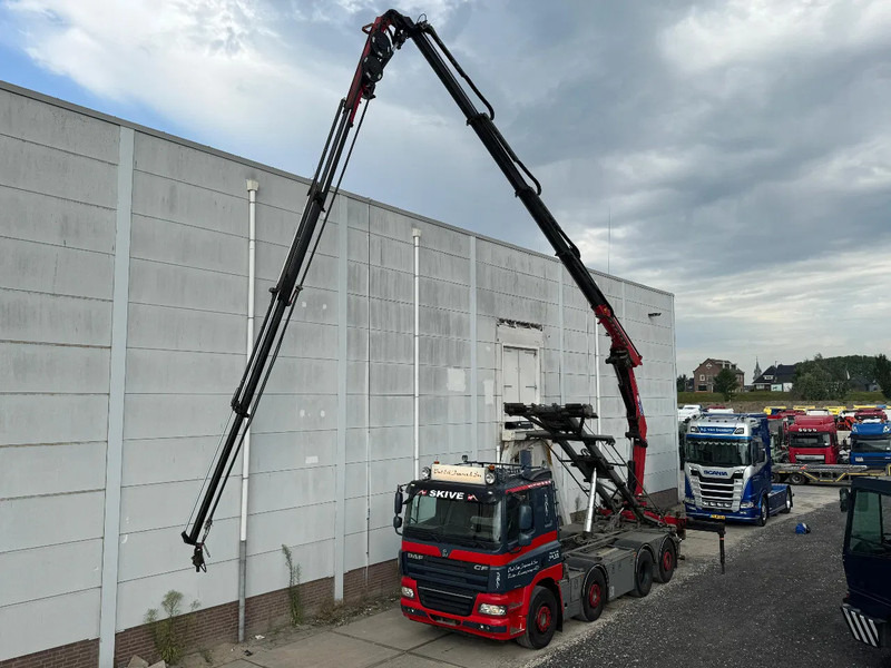 DAF CF 85.460 8X2 + YEAR 2016 HMF CRANE 2620-K4 + FLYJIB + WINCH + REMOTE - Veoauto - kaablisüsteem, Kraanaga veoauto: pilt 2 DAF CF 85.460 8X2 + YEAR 2016 HMF CRANE 2620-K4 + FLYJIB + WINCH + REMOTE - Veoauto - kaablisüsteem, Kraanaga veoauto: pilt 2