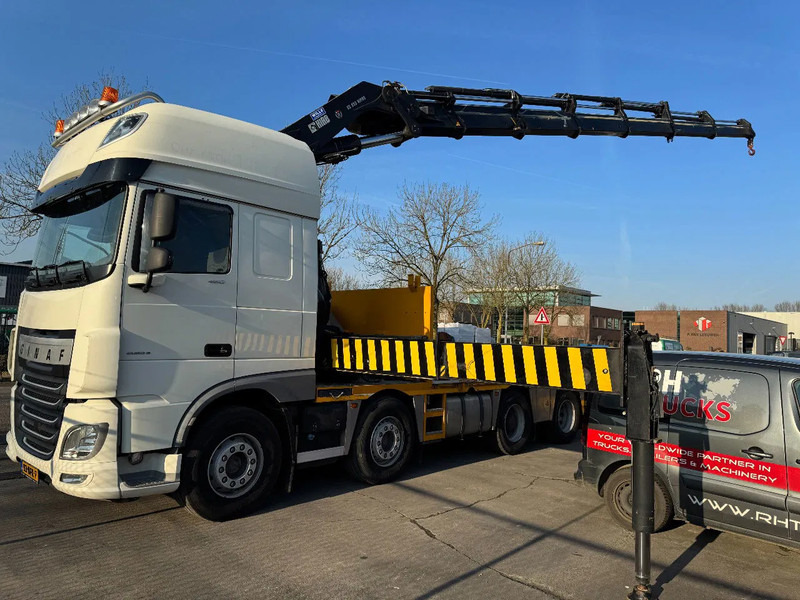 DAF XF 460 8X2 - EURO 6 + HIAB 855 EP-6 + REMOTE + STEERING AXLE - Madelveok/ Platvormveok, Kraanaga veoauto: pilt 2 DAF XF 460 8X2 - EURO 6 + HIAB 855 EP-6 + REMOTE + STEERING AXLE - Madelveok/ Platvormveok, Kraanaga veoauto: pilt 2