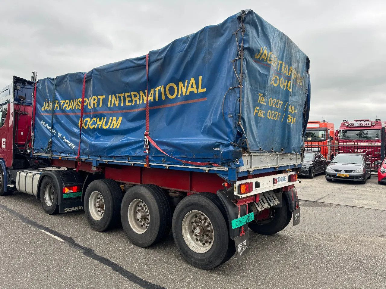 Krone SDP 27 ELC 3 BPW AXLE - Tentpoolhaagis: pilt 2 Krone SDP 27 ELC 3 BPW AXLE - Tentpoolhaagis: pilt 2
