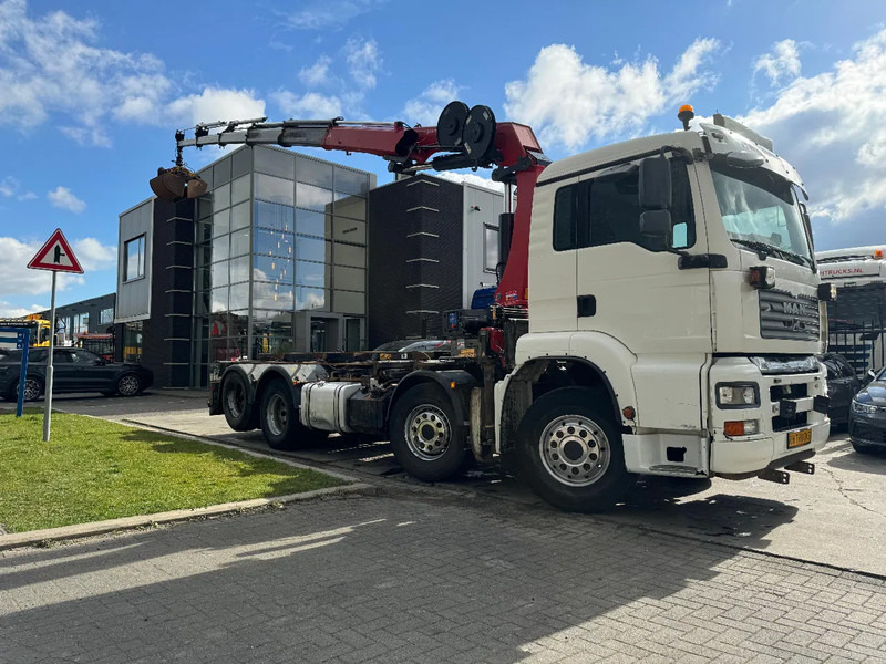 MAN TGA 35.440 8X2 - EURO 4 + HMF 2620K-RC 2018! + REMOTE + HYDRAUTO CABLE LIFT + LIFTING AXLE - Veoauto - kaablisüsteem, Kraanaga veoauto: pilt 2 MAN TGA 35.440 8X2 - EURO 4 + HMF 2620K-RC 2018! + REMOTE + HYDRAUTO CABLE LIFT + LIFTING AXLE - Veoauto - kaablisüsteem, Kraanaga veoauto: pilt 2