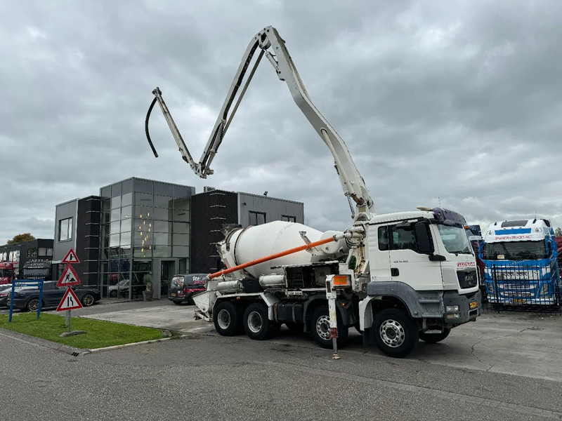 MAN TGS 35.400 8X4 PUTZMEISTER PUMP 21-3 + LIEBHERR MIXER - Betoonipump: pilt 5 MAN TGS 35.400 8X4 PUTZMEISTER PUMP 21-3 + LIEBHERR MIXER - Betoonipump: pilt 5