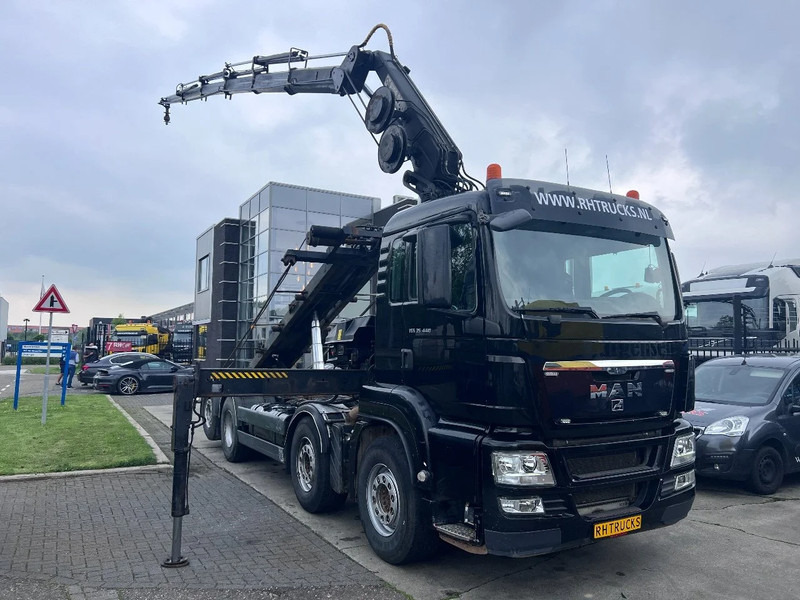 MAN TGS 35.440 8X2-4 + HIAB 220C-5 REMOTE + CABLE LIFT AUTOMATIC - Kraanaga veoauto: pilt 4 MAN TGS 35.440 8X2-4 + HIAB 220C-5 REMOTE + CABLE LIFT AUTOMATIC - Kraanaga veoauto: pilt 4