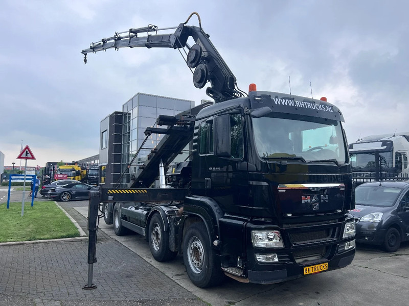 MAN TGS 35.440 8X2-4 + HIAB 220C-5 REMOTE + CABLE LIFT AUTOMATIC - Veoauto - kaablisüsteem, Kraanaga veoauto: pilt 3 MAN TGS 35.440 8X2-4 + HIAB 220C-5 REMOTE + CABLE LIFT AUTOMATIC - Veoauto - kaablisüsteem, Kraanaga veoauto: pilt 3