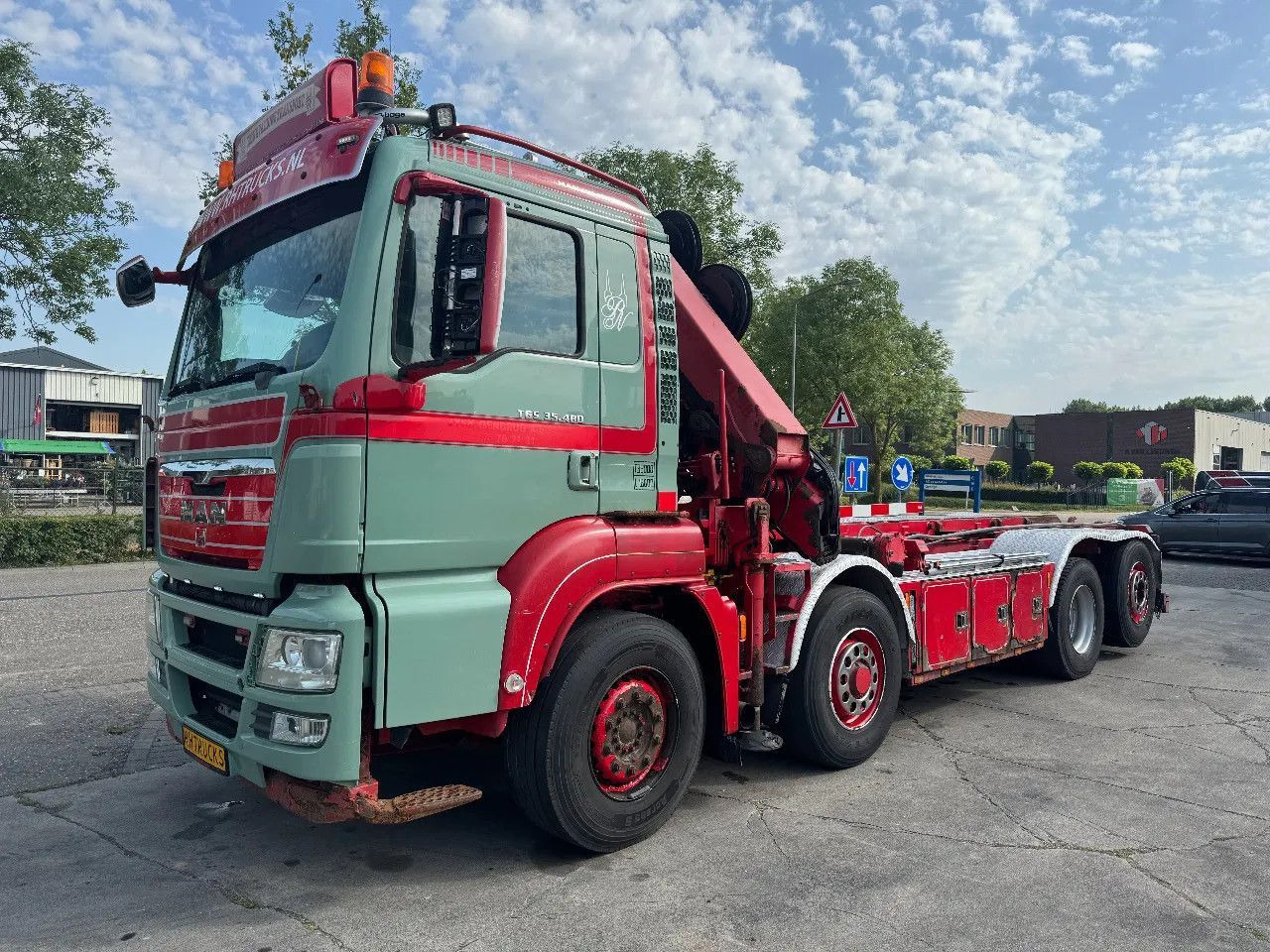 Konkstõstukiga veoauto, Kraanaga veoauto MAN TGS 35.480 8X4 HMF 2420 K5 + HMF ABLE + REMOTE C: pilt 15