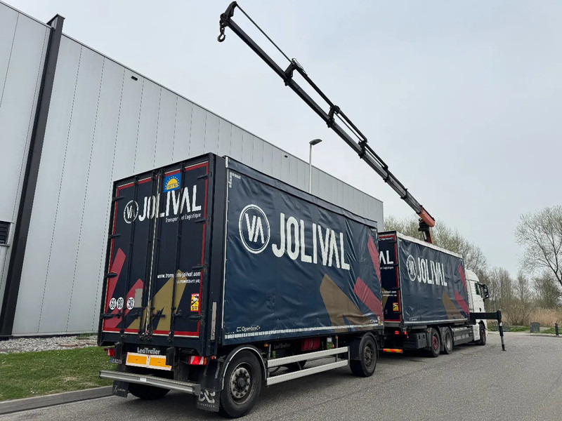 MAN TGX 26.480 6X2 - EURO 6 + PALFINGER PK20002 + REMOTE + LECITRAILER HANGER - Tent veoauto, Kraanaga veoauto: pilt 2 MAN TGX 26.480 6X2 - EURO 6 + PALFINGER PK20002 + REMOTE + LECITRAILER HANGER - Tent veoauto, Kraanaga veoauto: pilt 2