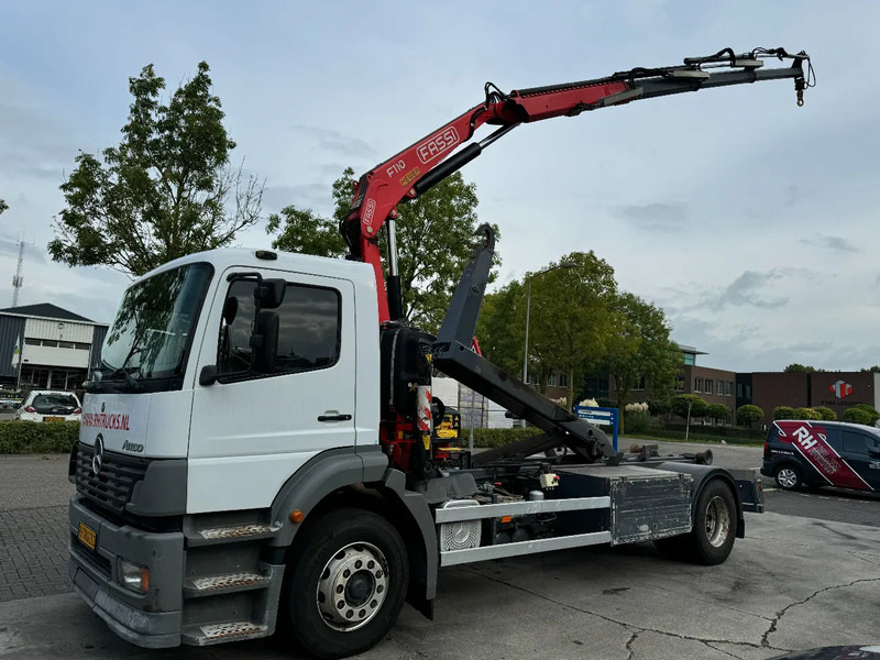 Mercedes-Benz LS 1923 ATEGO + 2011 FASSI F110 + 2011 VDS HOOKLIFT - Konkstõstukiga veoauto, Kraanaga veoauto: pilt 1 Mercedes-Benz LS 1923 ATEGO + 2011 FASSI F110 + 2011 VDS HOOKLIFT - Konkstõstukiga veoauto, Kraanaga veoauto: pilt 1
