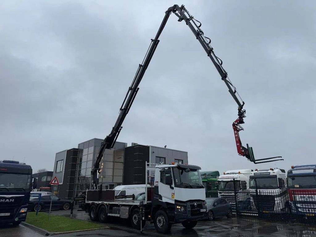 Renault C430 8X4 - EURO 6 + HIAB 288 E-5 + JIB 70X-4 + R - Madelveok/ Platvormveok, Kraanaga veoauto: pilt 1 Renault C430 8X4 - EURO 6 + HIAB 288 E-5 + JIB 70X-4 + R - Madelveok/ Platvormveok, Kraanaga veoauto: pilt 1