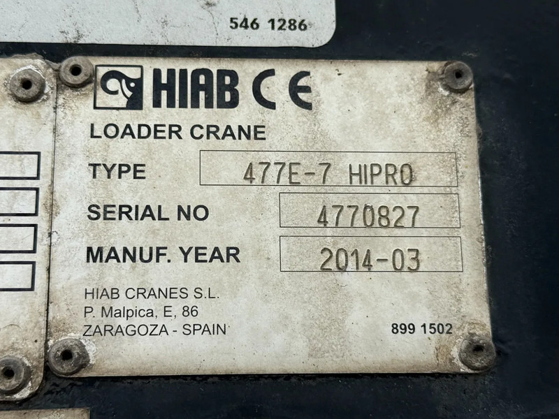 Renault Premium 430 8X4 EEV + HIAB 477 E-7 HIPRO + REMOTE liising Renault Premium 430 8X4 EEV + HIAB 477 E-7 HIPRO + REMOTE: pilt 9