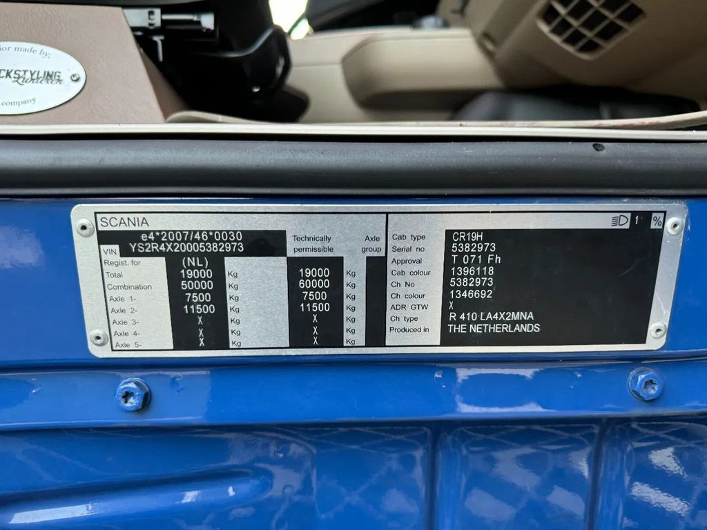 Sadulveok Scania R410 4X2 EURO 6 SPECIAL INTERIOR: pilt 12